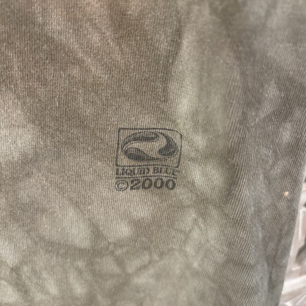 Vintage 2000 Liquid Tie Dye Elephant Nature RARE All Over Print t Shirt-SEE - Picture 3 of 8